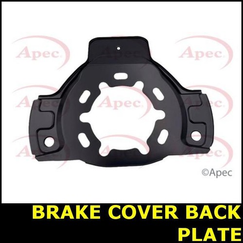 Brake cover back - cover, front