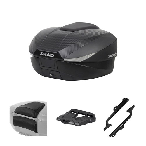 Shad sh58x top case - kit, carbon