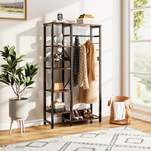 Industrial open wardrobe - open,