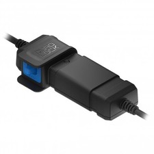 Quad Lock Motorcycle Accessory - Waterproof 12V to USB Smart Adaptor (Black)