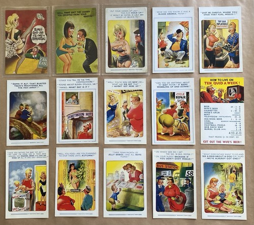 Comic postcards job lot - -,