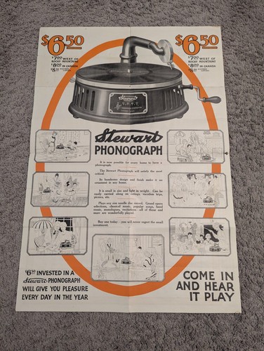 1920 stewart phonograph - ca.,