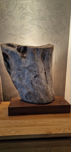 Driftwood side lamp table - driftwood,