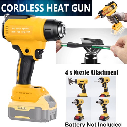 Cordless hot air gun - hot, for