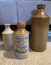 R. Whites Brewed Ginger Beer Bottle + Two Other Bottles | Collected Only