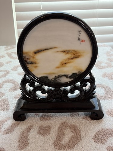 Antique chinese table screen - antique,