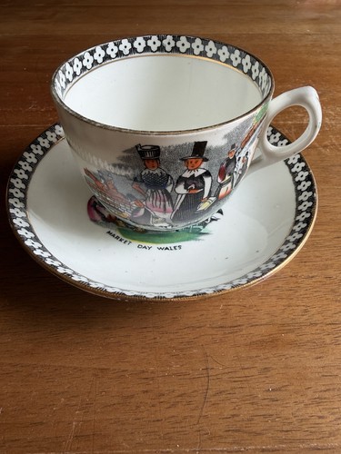 Antique wetley china souvenir - antique,