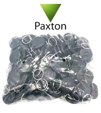 100 black paxton net2 compatible proximity key fobs 695-644 #0004
