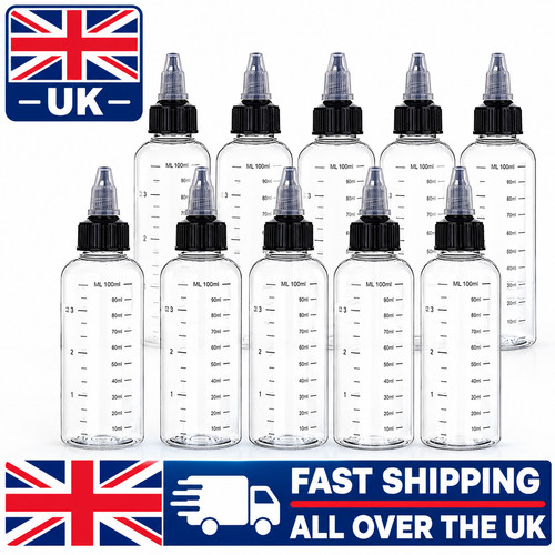 5pcs clear graduated plastic - clear,