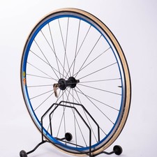 CODA HUB MAVIC CXP22 FRONT WHEEL CLINCHER 28h VINTAGE 90S BLUE RIM ROAD BIKE CXP
