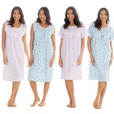 Ladies Woven Poplin Nightie