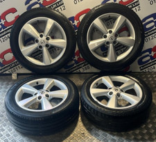 NISSAN QASHQAI J10 2007-13 SET OF 4 17" ALLOY WHEELS 215/55R17 6.5Jx17 JD110MB55