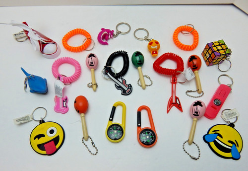 Assorted keychains emoji - keychains, emoji's