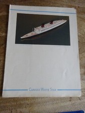 RMS QUEEN MARY DINNER MENU -