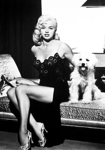 Diana dors monochrome photo - monochrome,