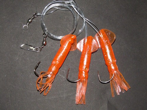 Big super orange squid rig - big,