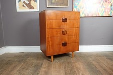 Vintage Retro Mid Century Teak and Afromosia Chest of Drawers by Stonehill