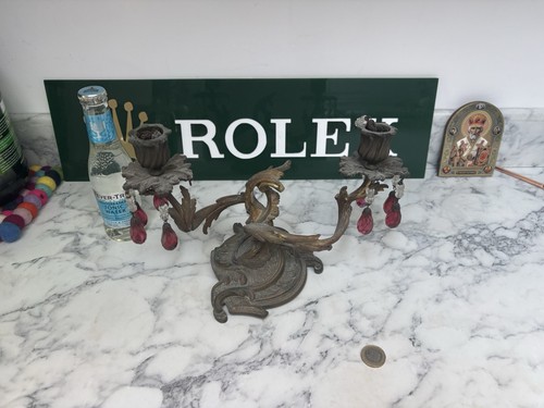 French rococo style candelabra - french,
