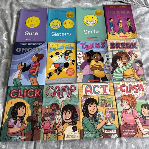 Girls large graphic novel book - girls,