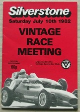 SILVERSTONE 10 Jul 1982 VSCC