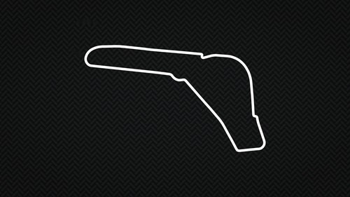 Monza track outline - x,