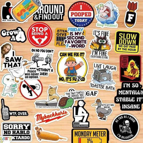 150 pcs hard hat stickers - 150,