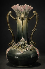 Antique Art Nouveau Majolica