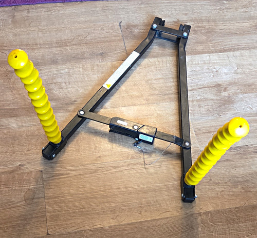 Folding towbar cycle rack - folding, for