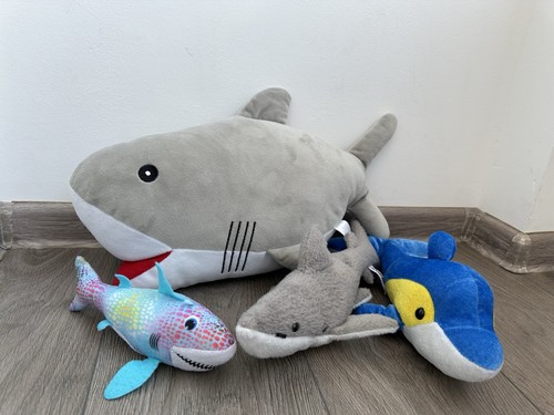 Soft toys bundle sharks - ,, fish