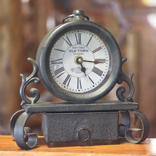 Old town clocks - clocks, 8"
