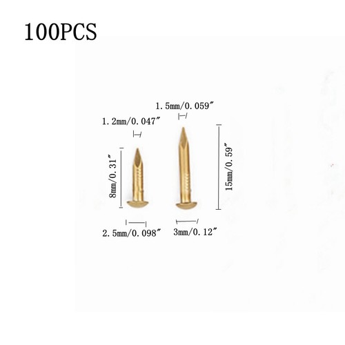 100x 8x1 2mm pure - 100x, nails