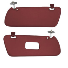  Burgundy Sun visor with clips