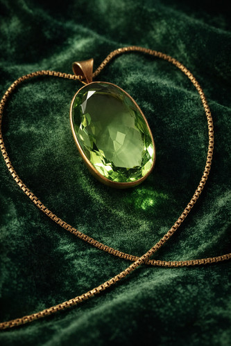 Genuine green prasiolite - genuine,