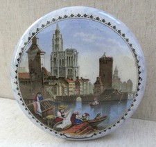 Antique Pot Lid with Base