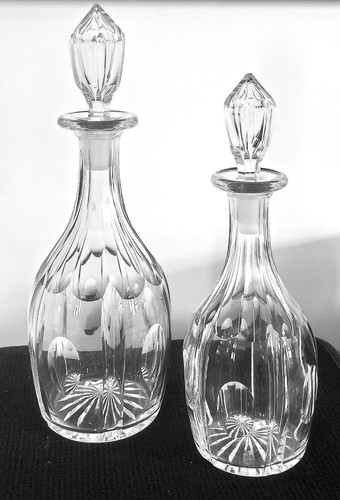 Antique crystal glass - antique,