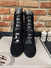 Suede laced boots - h, &