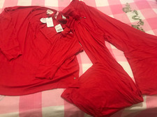 NEXT ladies BNWT red pyjamas