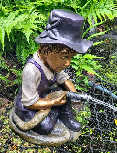 Pond spitter boy with hose - spitter,