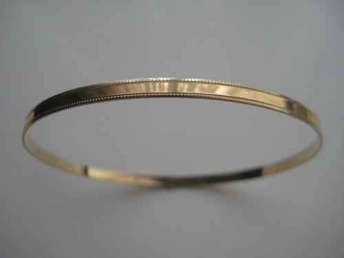 Gold slave bangle carat - slave,