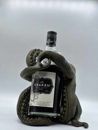 Kraken rum bottle - bottle, holder