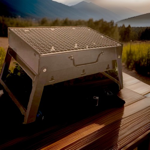Portable charcoal bbq grill - charcoal,