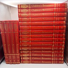 CHILDREN'S BRITANNICA VOLUMES 1-19 HARDBACK / HARDCOVER THIRD EDITION 1981