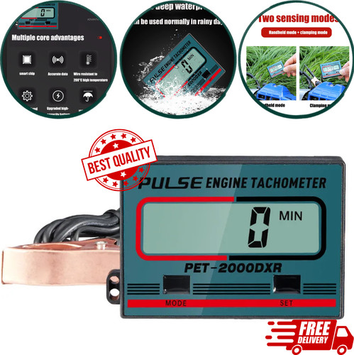 Induction chain saw tachometer - induction,