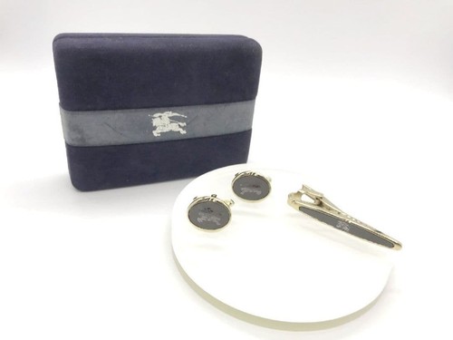 Burberry gray cufflinks tie - gray,