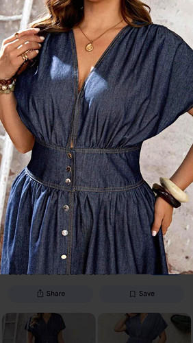 Shein women blue denim - shein,