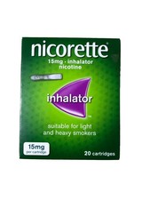 Nicorette Inhalator,15 mg Inhalator. Suitable For Light And Heavy Smokers.