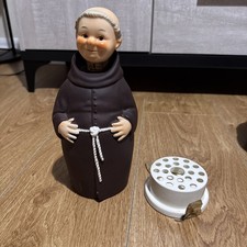 VINTAGE RARE GOEBEL FIGURAL FRIAR TUCK MONK KL 90 DECANTER / CIGARETTE HOLDER