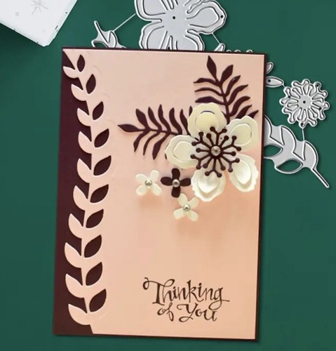 Metal cutting dies - metal, flowers