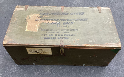Rare mgm wwii film - rare, crate