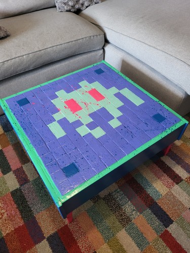 Invader style graffiti street - invader,